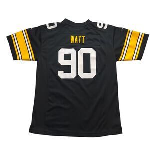 Nike Pittsburgh Steelers T.J. Watt #90 Youth XL 18/20 NFL Jersey Black